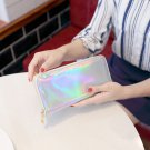 Holographic Women PU Leather Long Zipper Laser Hologram Wallets Clutch Women New
