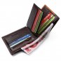 Men Leather Wallets Coin Holder Pocket Zipper High Quality Purse Zip Bag Clutch