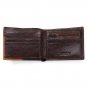 Men Leather Wallets Coin Holder Pocket Zipper High Quality Purse Zip Bag Clutch
