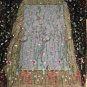 Women Three Dimensional Embroidery Flower Lace Fabric Mesh DIY Dress Clothing
