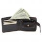 Vintage Casual Genuine Cowhide Wallet Oil Wax Leather Men Short Bifold Purse New
