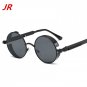 Steampunk Sunglasses Round Retro Vintage Lens Glasses Flip Up Cool Mirror Style