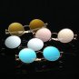 Steampunk Sunglasses Round Retro Vintage Lens Glasses Flip Up Cool Mirror Style