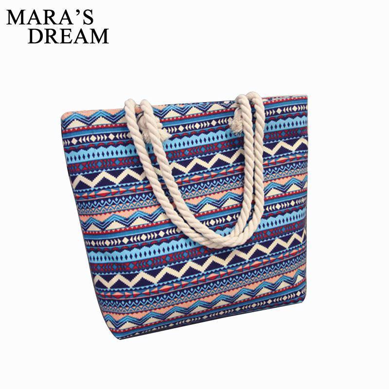 Women Floral Tote Large Capacity Bag Canvas Casual Shopping Shoulder Handbags