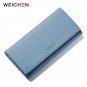 Soft Long Wallet Leather Purse Women Card Clutch Phone Holder Hasp Lady Fashion