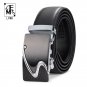 Men Belt Leather Top Quality Genuine Luxury Metal Automatic Buckle Fashion Waist