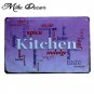Kitchen Family Rule Wall Tin Sign Metal Painting Retro Gift Pub Office Home New