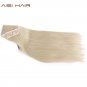 AISI Hair Clip Extension Long Full Head Natural Pieces Straight Real Thick Fiber