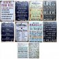 Kitchen Family Rules Retro Signs Metal Painting Wall Bar Home Art Decor Poster