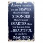 Kitchen Family Rules Retro Signs Metal Painting Wall Bar Home Art Decor Poster