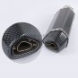 Universal Motorcycle Dirt Bike Exhaust Escape Modified Scooter Muffle Fit New