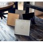 Switch Touch EU Standard Wall Luxury White Crystal Glass Light Panel Led 1 Gang