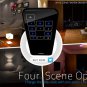 Switch Touch EU Standard Wall Luxury White Crystal Glass Light Panel Led 1 Gang