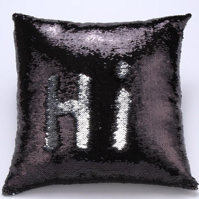 Sequins Pillow Case Throw Cushion Glitter Decor Cover Home Car Sofa Fashion New