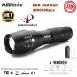 Led Flashlight 3800lm Aluminum T6 Waterproof Zoomable Cree Torch Light Tactical