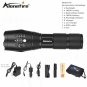 Led Flashlight 3800lm Aluminum T6 Waterproof Zoomable Cree Torch Light Tactical
