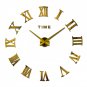 Wall Clock Quartz Watch Home Decor Diy 3d Modern Mirror Clocks Room Creative New