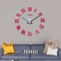 Wall Clock Quartz Watch Home Decor Diy 3d Modern Mirror Clocks Room Creative New
