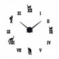 Clock Wall Modern Large Diy Decor 3d Home Mirror Sticker Surface 12 Analog Gift