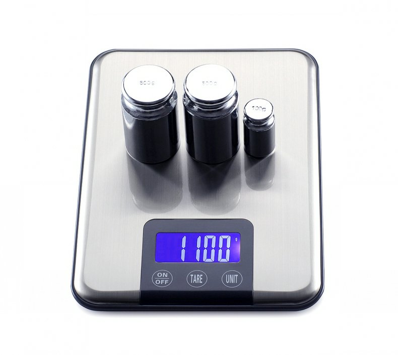 Digital Scale Touch Screen Weight Stainless 15kg Balance Steel Electronic Food