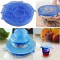 Silicone Universal Stretch Suction Pot Cooking Cover Lids Pan 6pcs Bowl Lid Tool