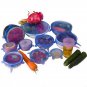 Silicone Universal Stretch Suction Pot Cooking Cover Lids Pan 6pcs Bowl Lid Tool