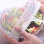 Silicone Universal Stretch Suction Pot Cooking Cover Lids Pan 6pcs Bowl Lid Tool