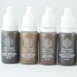 Permanent Makeup Micro pigments 4 Color Tattoo Ink Biotouch Cosmetic Eyebrow 15g