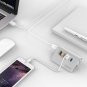 Aluminum 4 ports USB 2.0 3.0 HUB High Speed Mini Splitter Portable Hub Computer