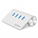 Aluminum 4 ports USB 2.0 3.0 HUB High Speed Mini Splitter Portable Hub Computer