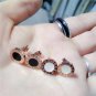 Anti Allergy Stainless Steel Stud Earrings Never Fade Roman Numerals Woman Ear