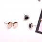 Anti Allergy Stainless Steel Stud Earrings Never Fade Roman Numerals Woman Ear