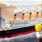 Building Cruise Blocks Toy Ship Nanoblock Sluban Titanic Model Marine DIY 3D RMS