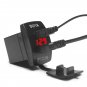 Dual USB Waterproof Motorcycle Car Charger 12V 24V 3.1A Universal LED Display