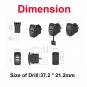 Universal Dual USB Car Motorcycle Waterproof Port Charger IPhone Samsung Adapter