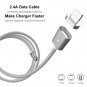 Cable Floveme 2 Connectors Magnetic Iphone 7 6 8 Plus Samsung Car Usb Charging