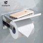 Paper Single Roll Toilet Holder Wall Cover Stainless Steel Sus Mount Chrome New