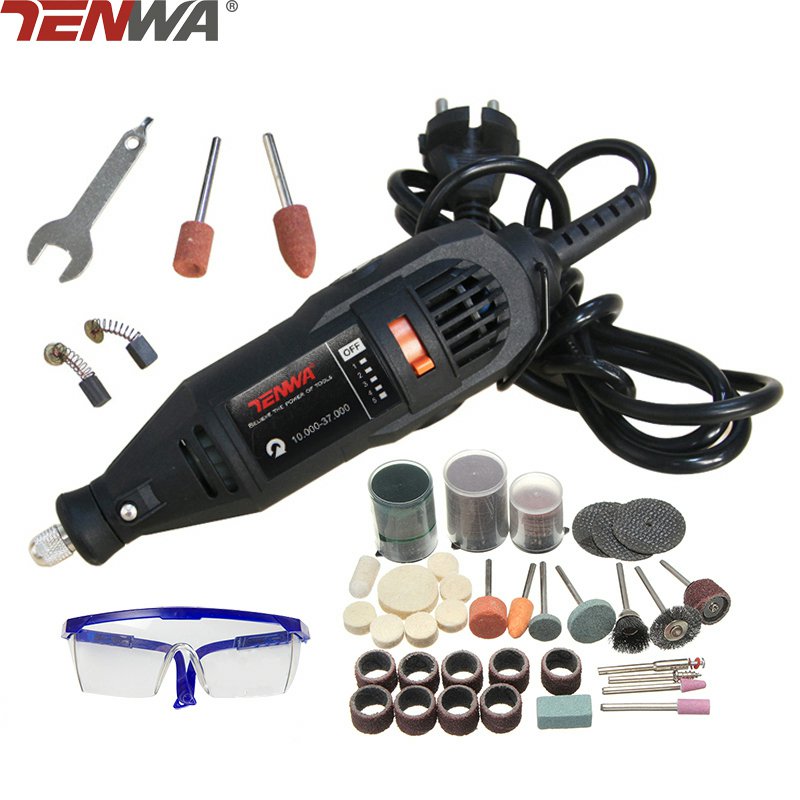 Mini Drill Speed Rotary Tool Variable Style Electric Dremel Shaft Kit ...