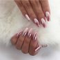 Rose Gold Chrome Nail Effect Pink Color Mirror Powder Nails Pigment Ultrafine