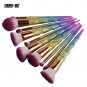 10 Pcs Set Makeup Handle Brush Brushes Bamboo Professional Foundation Handles