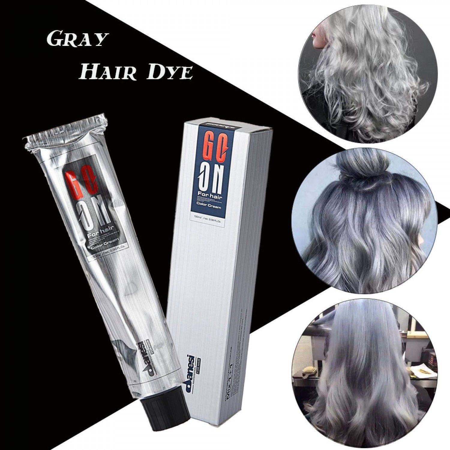 Hair Color Dye Super Permanent Cream Berina Shade Light Gray Master Blue 100ml