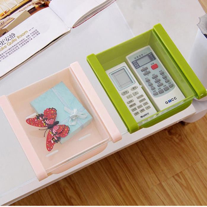 Storage Rack Shelf Slide Fridge Holder Kitchen Space Saver Freezer Organizer New