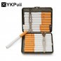 Cigarette Metal Case Vintage Holder Lighter Wallet Cigarettes Built Box Metal