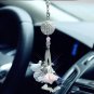 New Luxury Car Pendant Diamond Crystal Ball Charms Ornaments Hanging Decoration