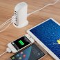 5 USB Port Charger Desktop Rapid Station Charging For Mobile Multi UK EU US Plug