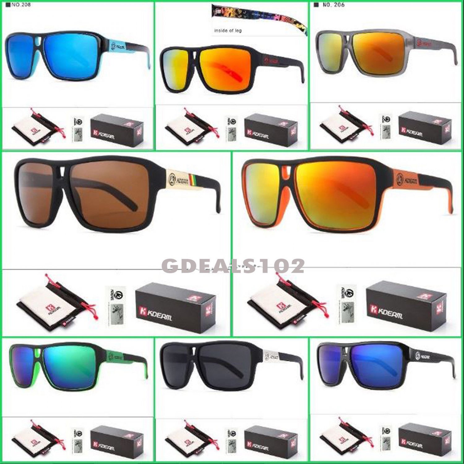 Dragon Style Polarized Sunglasses Men Color-Mix Outdoor For All With Box Sale
