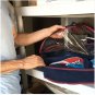 Shoe Go Around Organizer Space Saver 12 Shoes Under Bed Round Shape 360 Zipper