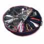 Shoe Go Around Organizer Space Saver 12 Shoes Under Bed Round Shape 360 Zipper