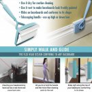 Baseboard Buddy Simply Walk And Glide Extendable Microfiber Dust