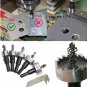 10 Pcs 16-30mm Carbide Tip HSS Drill Bit Hole Saw Stainless Steel Metal Alloy
